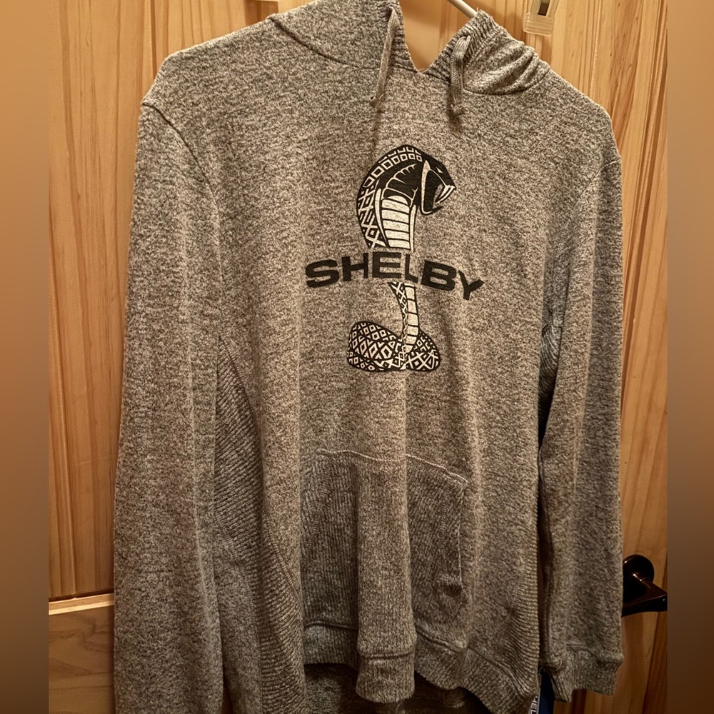 Shelby officially licensed Heather Gray sweater Hoodie size large-nwt